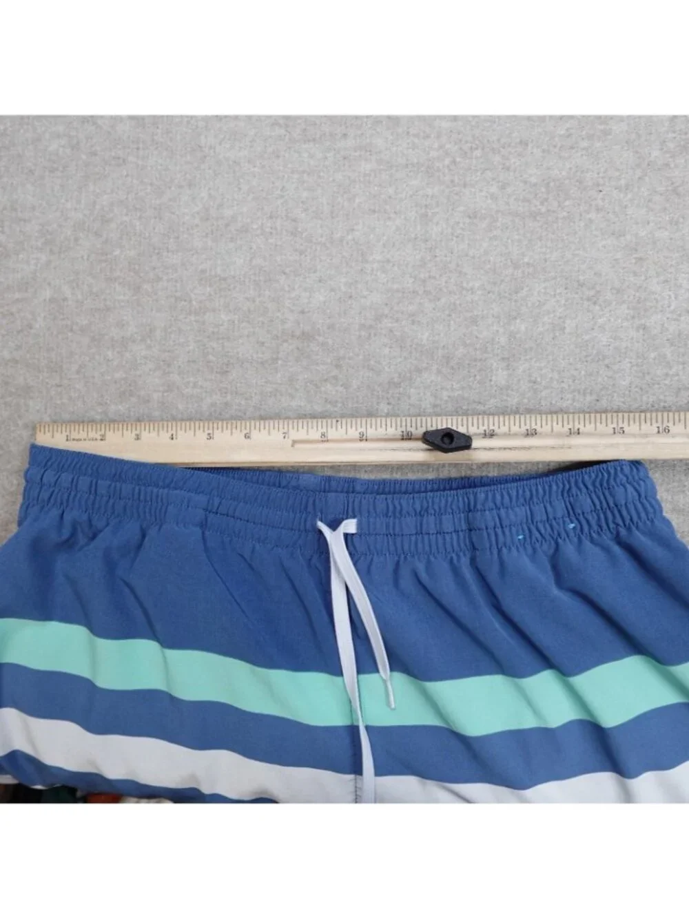 Chubbies Mens Shorts Large Blue Striped Drawstring 8